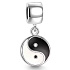 Sterling silver 925 Yin and Yang pendant on bracelet symbol