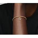 Charm Sterling silver 925 Gold plated Zodiac sign Pisces, pendant for bracelet
