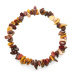 Mokait bracelet elastic chopped natural stone 19 cm, motivational stone