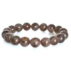 Auralite 23 natur bracelet elastic natural stone, ball 11 - 11,5 mm / 16 - 17 cm, one of the most powerful stones on the planet