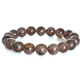 Auralite 23 natur bracelet elastic natural stone, ball 11 - 11,5 mm / 16 - 17 cm, one of the most powerful stones on the planet