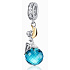Charm Sterling silver 925 Fairy from the blue planet, fairy bracelet pendant