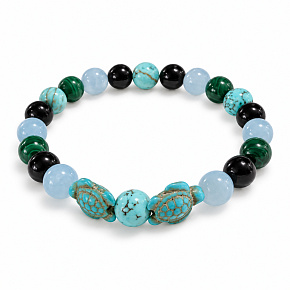 Bracelet with a story – Have a safe journey and come back to me safely, natural minerals, 8 mm bead / wrist 14–15 cm Bracelet with a story – Have a safe journey and come back to me safely, natural minerals, 8 mm bead / wrist 14–15 cm