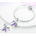 Sterling silver 925 Hairdresser - hairdryer, scissors, 3in1 comb, bracelet pendant symbol