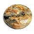 Agate crazy face sun and moon hand carved natural stone 5 cm, brings to life a successful
