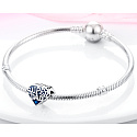 Sterling silver 925 Super Dad, bead on bracelet family