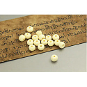 Bone from Yak white Tibetan bracelet elastic natural stone, bead 12 mm / 16 - 17 cm, protective item, amulet