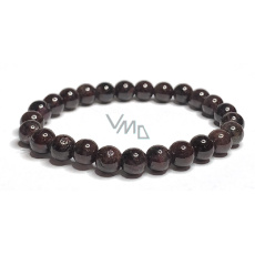 Garnet bracelet elastic natural stone, ball 8 mm / 16 - 17 cm, stone of fire, love Garnet bracelet elastic natural stone, ball 8 mm / 16 - 17 cm, stone of fire, love