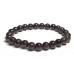 Garnet bracelet elastic natural stone, ball 8 mm / 16 - 17 cm, stone of fire, love