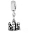 Sterling silver 925 Moscow Temple of Vasily the Blessed, travel bracelet pendant