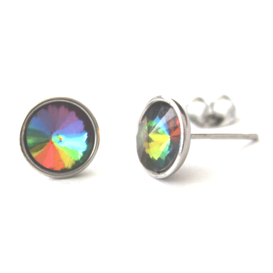 Magical earrings polka dots, skewers I'm not just a jewel 0,9 x 0,9 cm