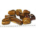 Tiger Eye Tumbled natural stone 100 - 160 g, 1 piece, stone of the sun and earth, brings luck and wealth