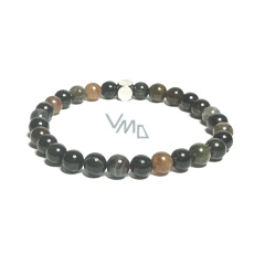 Tourmaline dark bracelet elastic natural stone, ball 6 mm / 16 - 17 cm, AAA quality, guardian of good mood Tourmaline dark bracelet elastic natural stone, ball 6 mm / 16 - 17 cm, AAA quality, guardian of good mood