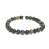 Tourmaline dark bracelet elastic natural stone, ball 6 mm / 16 - 17 cm, AAA quality, guardian of good mood