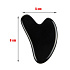 Onyx Gua Sha reduces wrinkles, swelling, improves skin elasticity 5 x 8 cm, life force stone