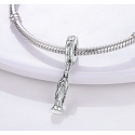 Sterling silver 925 Religious charms Our Lady of Lourdes, bracelet pendant