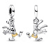 Charm Sterling silver 925 Disney 100. anniversary Oswald the rabbit, bracelet pendant