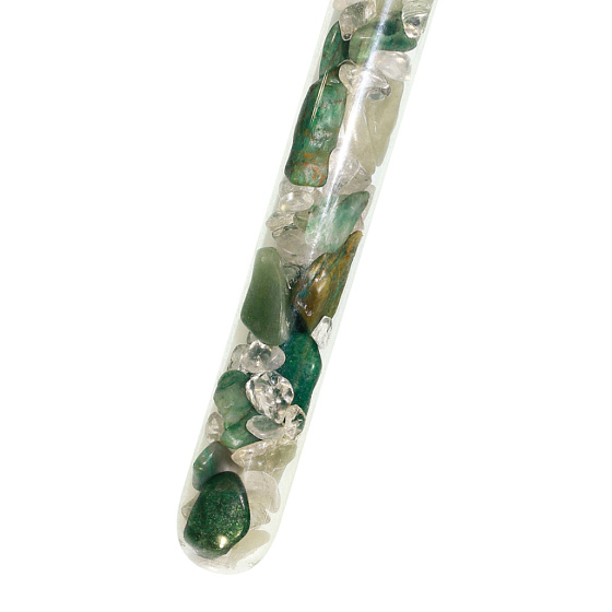 Gemstone Wand for Water Harmonization Carefreeness and Patience