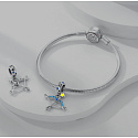 Sterling Silver 925 Luminous - Zodiac Sign Sagittarius, Bracelet Pendant
