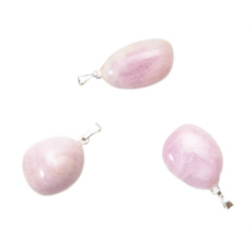 Kunzitl Troml pendant natural stone 2,2-3 cm, 1 piece, stone of emotions