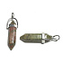 Unakite pendulum hexagon pendant natural stone 41 x 13 mm, stone of personal growth and vision