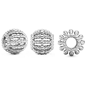 Charm Sterling silver 925 Strands of beads, bead on bracelet symbol