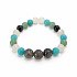 Bracelet with a story – New Beginning, natural minerals, 8 mm bead / wrist 14–15 cm