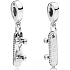 Charm Sterling silver 925 Skateboard, pendant on bracelet sport