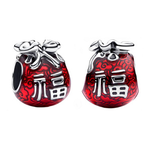 Charm Pytel štěstí, korálek na náramek štěstí