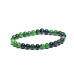 Anyolite / Ruby in Zoisite bracelet elastic natural stone, ball 6 mm / 16 - 17 cm, relieves in times of sadness