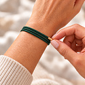 The Power of Colors Magnetic Bracelet Variation – Dark Green | One piece of jewelry, many forms | 51 cm