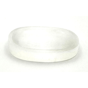 Selenite bowl natural stone 70 - 75 x 45 - 50 mm, 45 - 55 g 1 piece, angelic energy