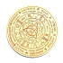 Wooden pendulum game board with zodiac sign 25 cm
