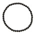 Onyx facet mat bracelet elastic natural stone, ball 4 mm / 19 cm, life force stone