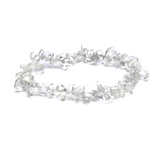 Crystal bracelet elastic chopped natural stone 16 cm, for children, gets rid of everything negative