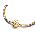 Charm Sterling Silver 925 Intertwined Hearts, Love Bracelet Bead