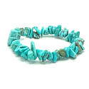 Tyrkenite bracelet elastic chopped natural stone, 19 cm crushed larger pieces, stone of young people, looking for life purpose
