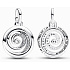 Charm Sterling Silver 925 Spiral - Mini Medallion, Pendant Bracelet Symbol