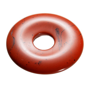 Jasper red Donut natural stone 30 mm, full care stone Jasper red Donut natural stone 30 mm, full care stone