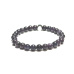 Lepidolite dark purple bracelet elastic natural stone, ball 6 mm / 16 - 17 cm, amulet of athletes