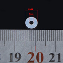 Silicone stopper insert - Rubber silicone stopper, brake 2 x 6 mm,10 pieces