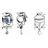 Charm Sterling Silver 925 Graduation - Wise Owl, Graduate Bead on Graduation Bracelet