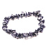 Goldstone / aventurine blue bracelet elastic chopped natural stone 16 cm, for children, stone of ambition