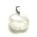 Crystal Apple of Knowledge pendant natural stone 1,5 cm, stone of stones