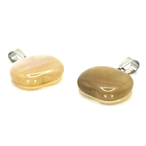 Agate Apple of Knowledge pendant natural stone 1.5 cm, brings success into life