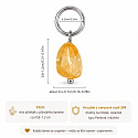 Citrine – mini pendant made of natural stone approx. 0.8–1.2 cm, gold finish | Talisman of joy and success
