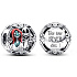 Charm Sterling silver 925 Tim Burton - The Nightmare Before Christmas, bead for Christmas bracelet