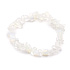 Opalit bracelet elastic chopped, synthetic stone 16 cm, for children, wishing and hope stone