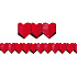 Garland Hearts Red Large 400 x 19 cm