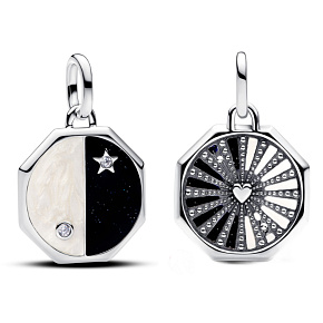 Charm Jin and Jang, přívěsek na náramek symbol Charm Jin and Jang, přívěsek na náramek symbol